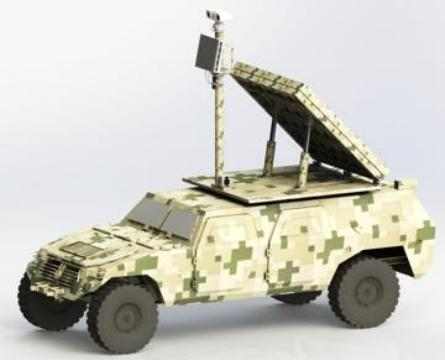 集成低空预警雷达、光电识别和高能微波